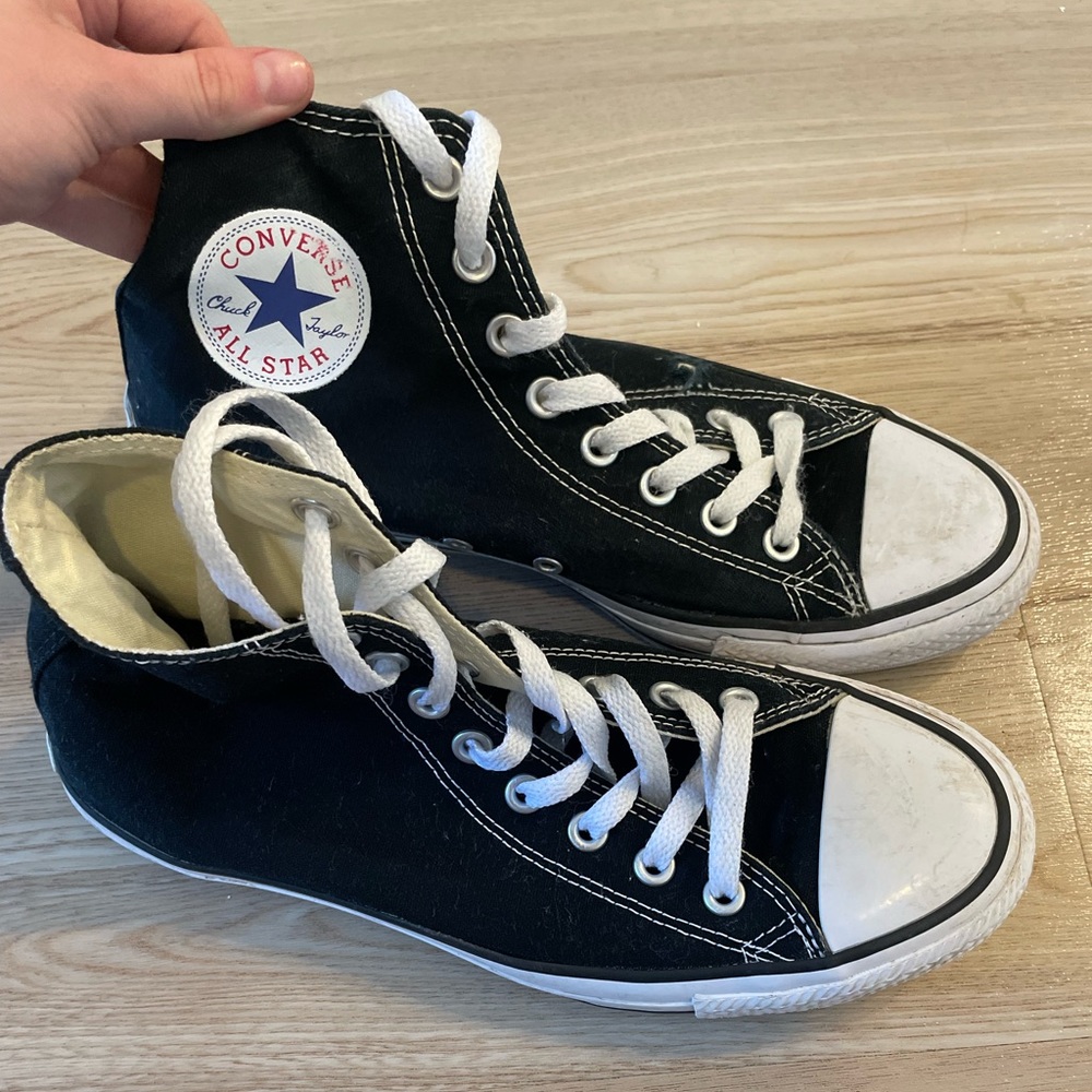Converse Chuck Taylor All Star High Top Shoes Black M7.5 W9.5